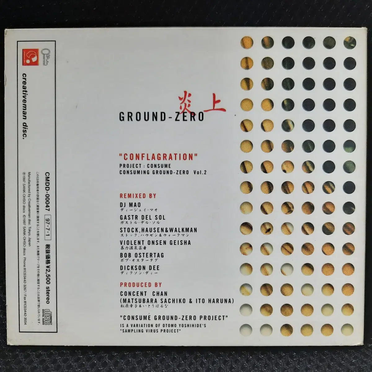 GROUND - ZERO  CONFLAGRATION CD