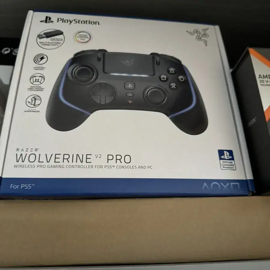 레이저 Wolverine V2 Pro PS5 Black