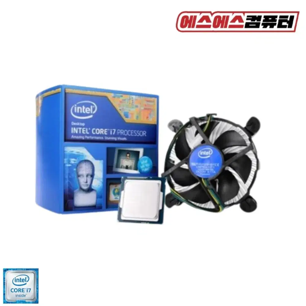 CPU 인텔 I7 4790 하스웰 리프레시 조립PC