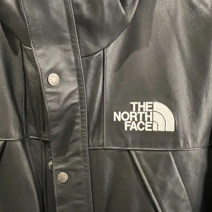 Supreme x Northface 가죽자켓