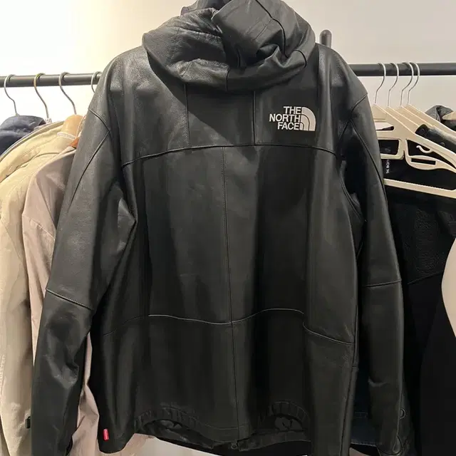 Supreme x Northface 가죽자켓