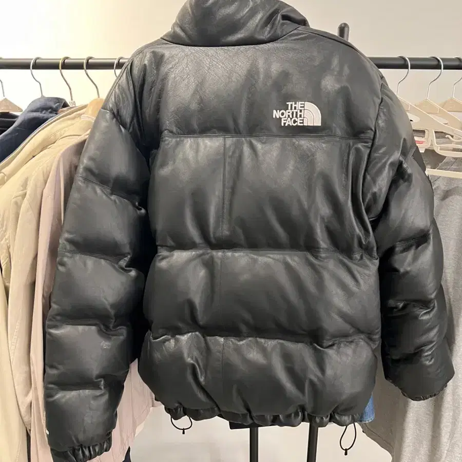 Supreme x Northface 가죽패딩