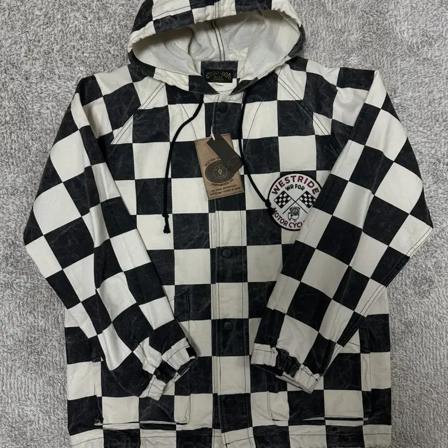 [42] WEST RIDE CHECKER HOODIE