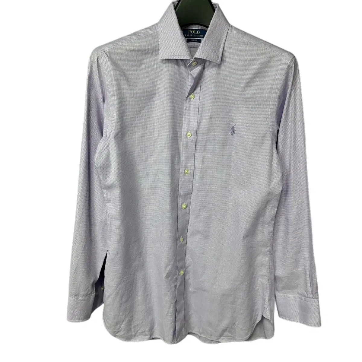 S Polo Ralph Lauren Purple Check Dress Shirt