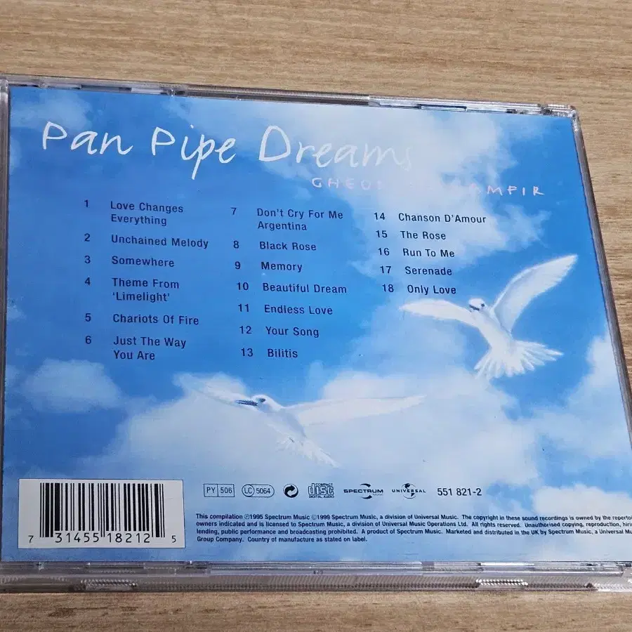 Gheorghe Zamfir - Pan Pipe Dreams (수입CD)