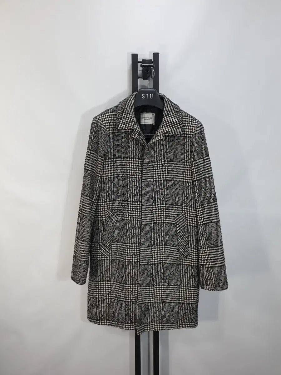 Anderson Belle check coat gray-black M