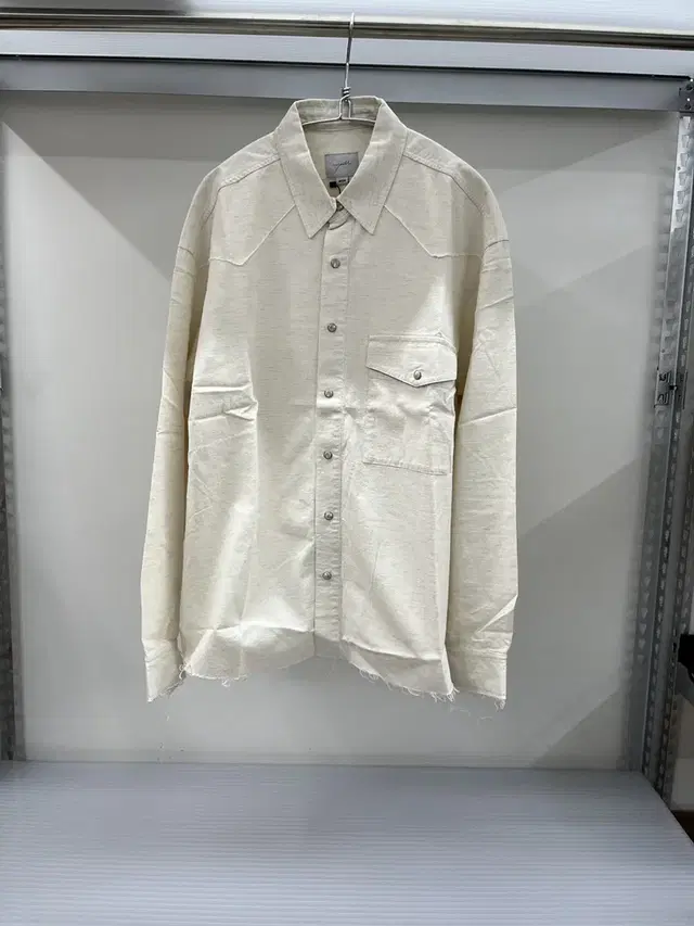 유스 - Cut Off Western Shirt (Ivory)