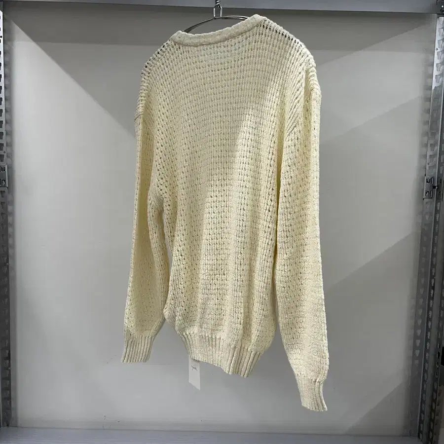 유스 - Net Crew Neck Knit (Ivory)