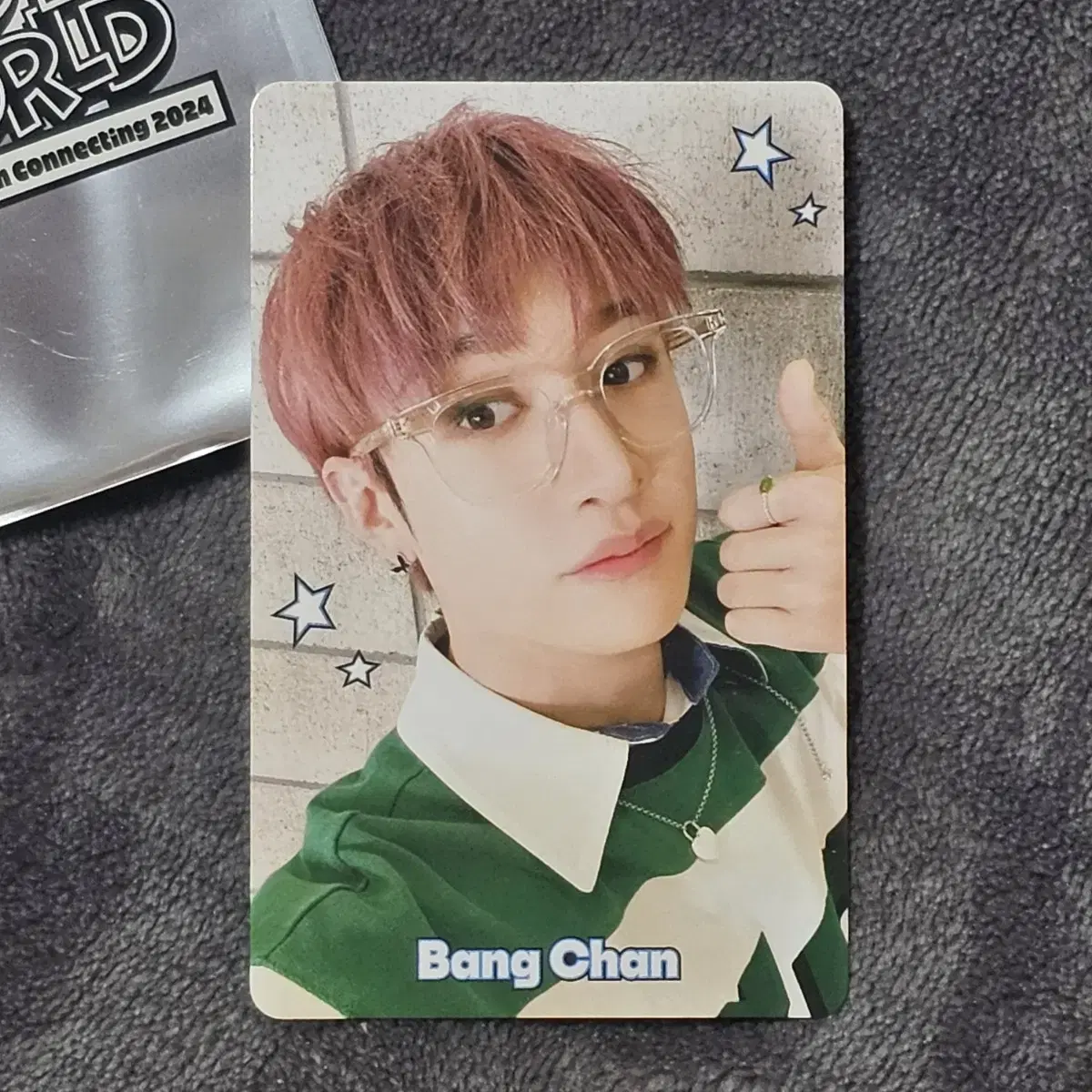 Straykids Japan MD pre-order benefit Toy World Photo Card (Bang Chan)