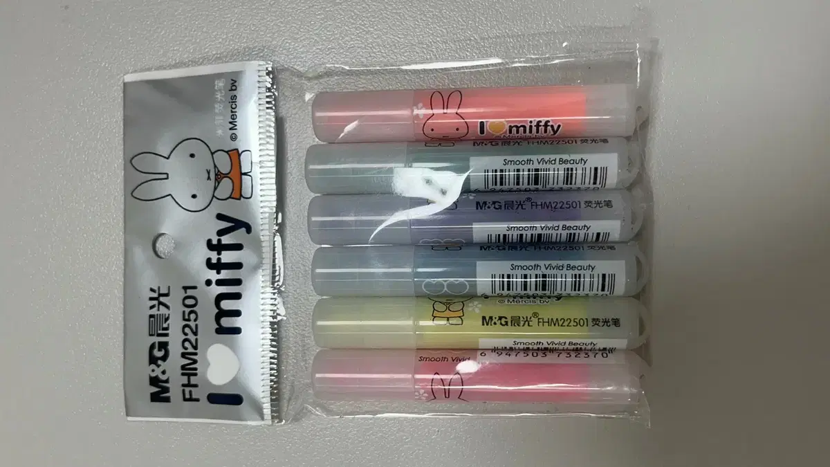 Out of business) Miffy Mini Highlighter Set