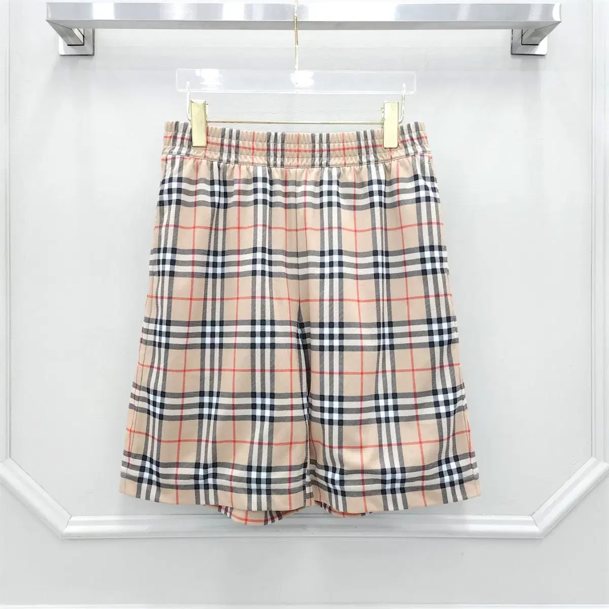 S / Burberry Archive Check Shorts