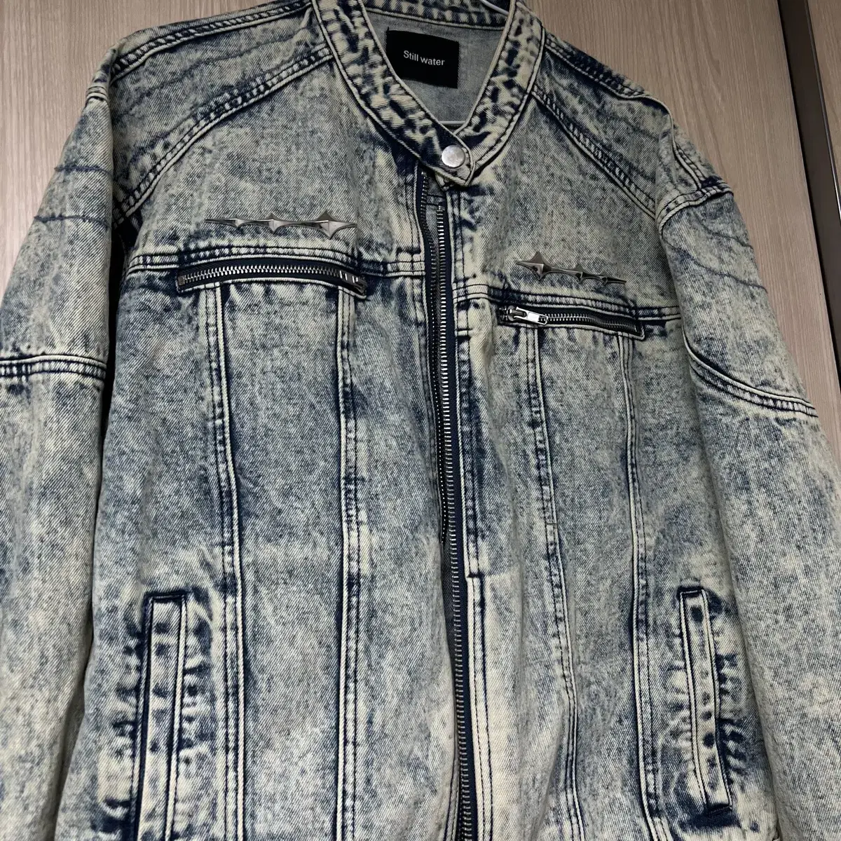 콜드웨이브 데님 자켓 coldwave short Denim Jacket