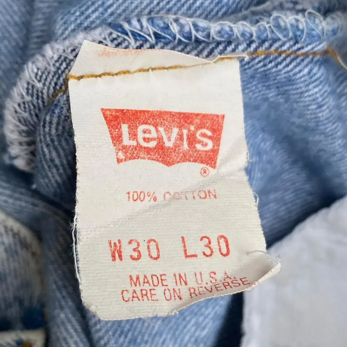 1990's Levis 501 Acid wash Jeans