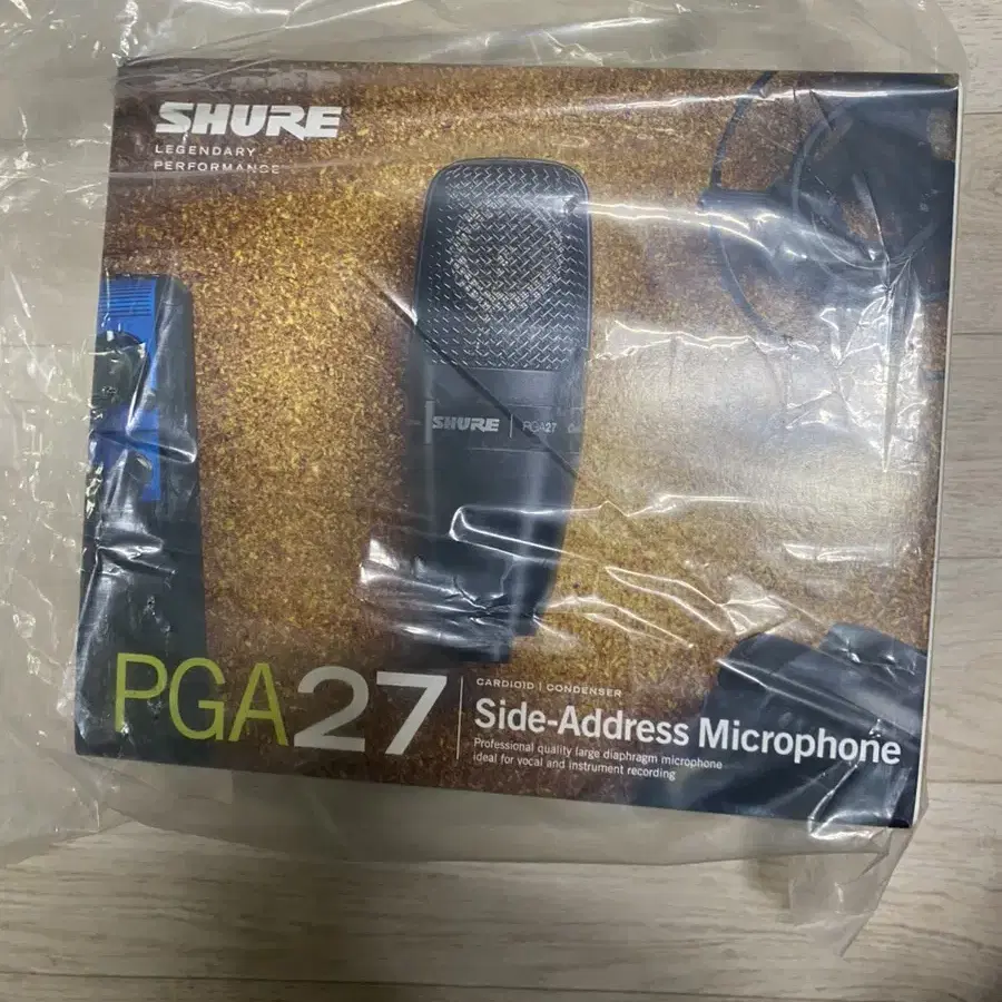 슈어 SHURE PGA27 보컬용 콘덴서 마이크 미개봉