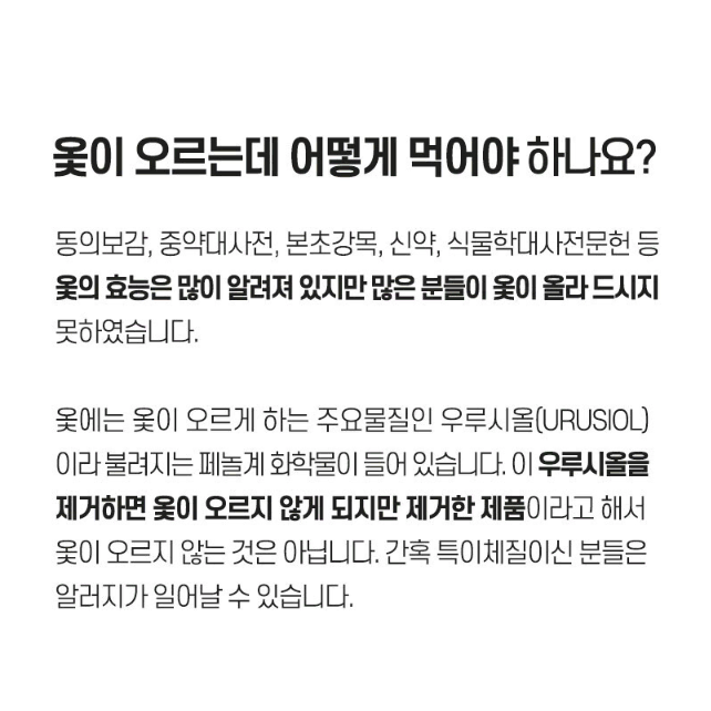 [1팩/80g] 국산 옻 오름 없는 참옻 간편 티백 / 옻물 수육 재료