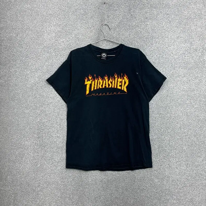 Thrasher Flame Logo Vahn Palmetto L