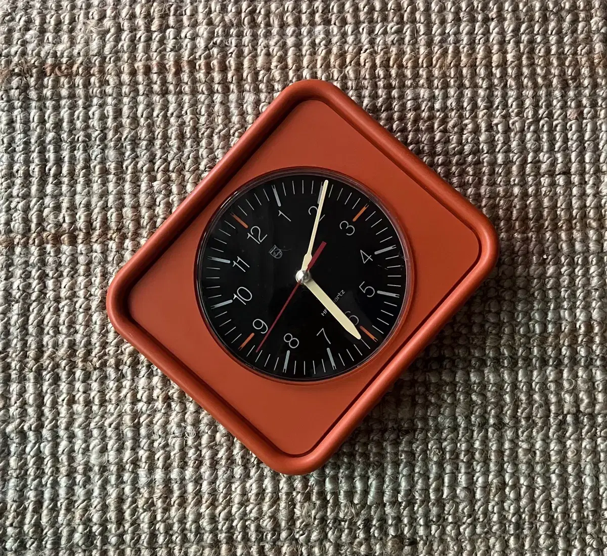 70s Philips Orange Wall Clock