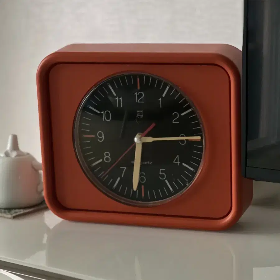 70s Philips Orange Wall Clock