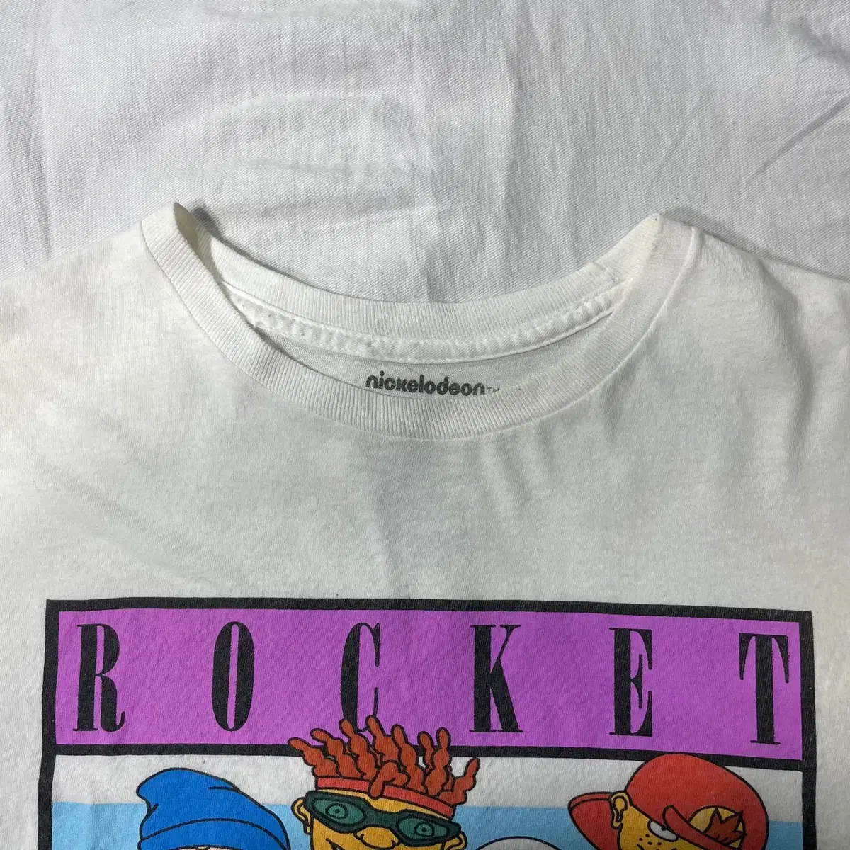 Rocket power 카툰 반팔 티셔츠 OLD-5250