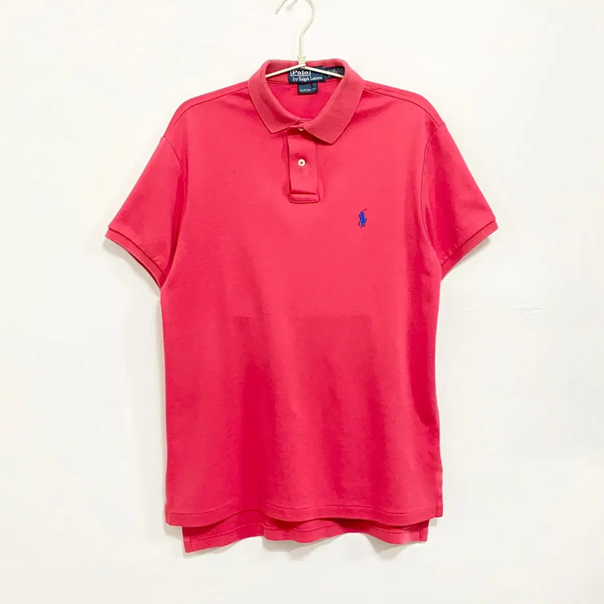 (844) Polo Ralph Lauren Vintage Short Sleeve Karati Hot Pink S