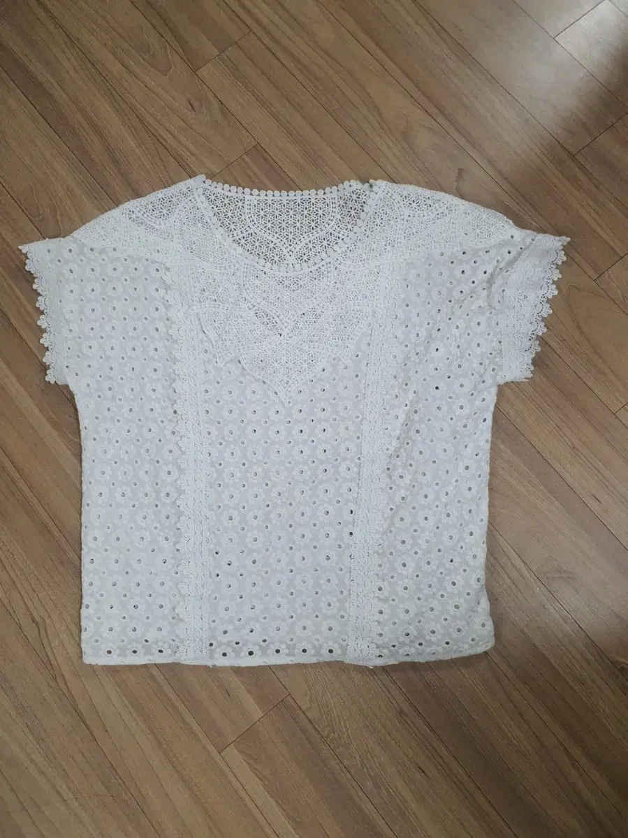 Eyelet Embroidered Blouse Women