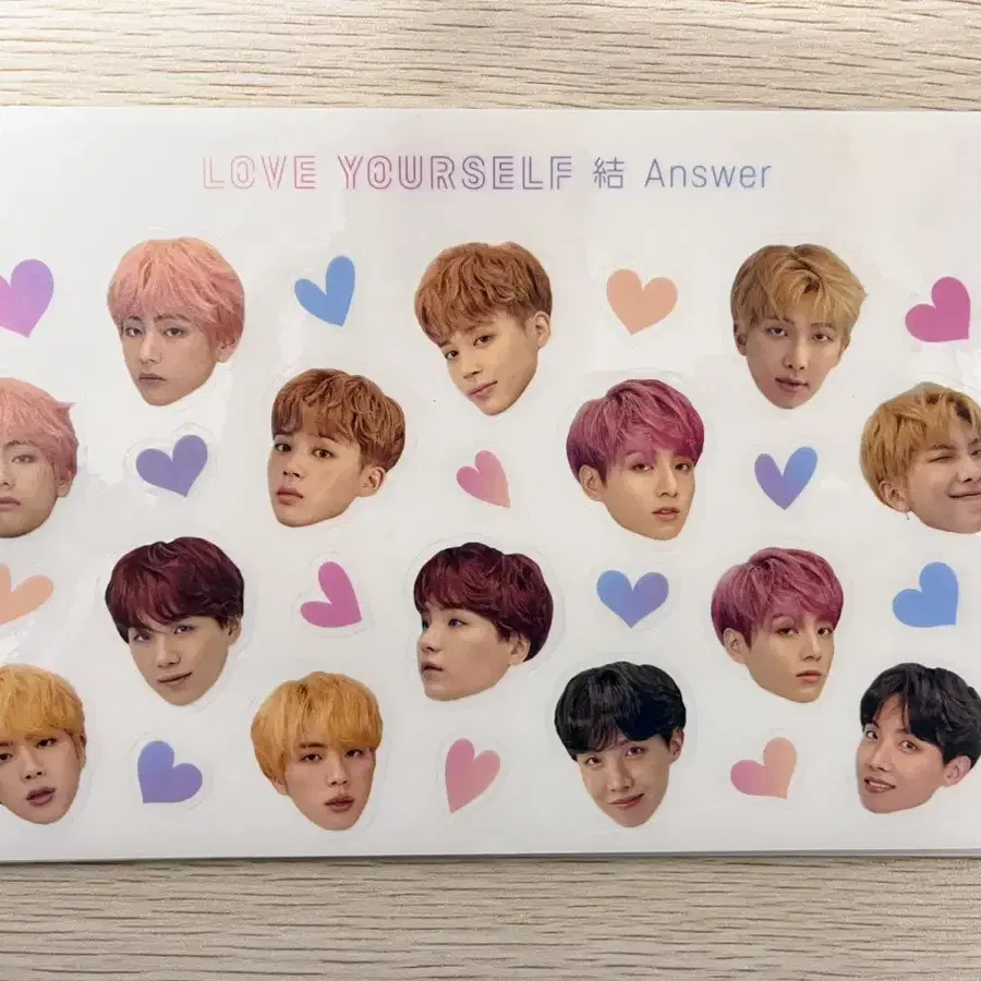 BTS love yourself 럽셀 포카 방탄 방탄소년단