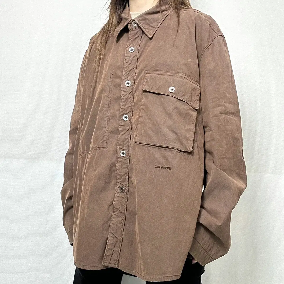 (Free Shipping) C.P company Vintage Aging Jacket