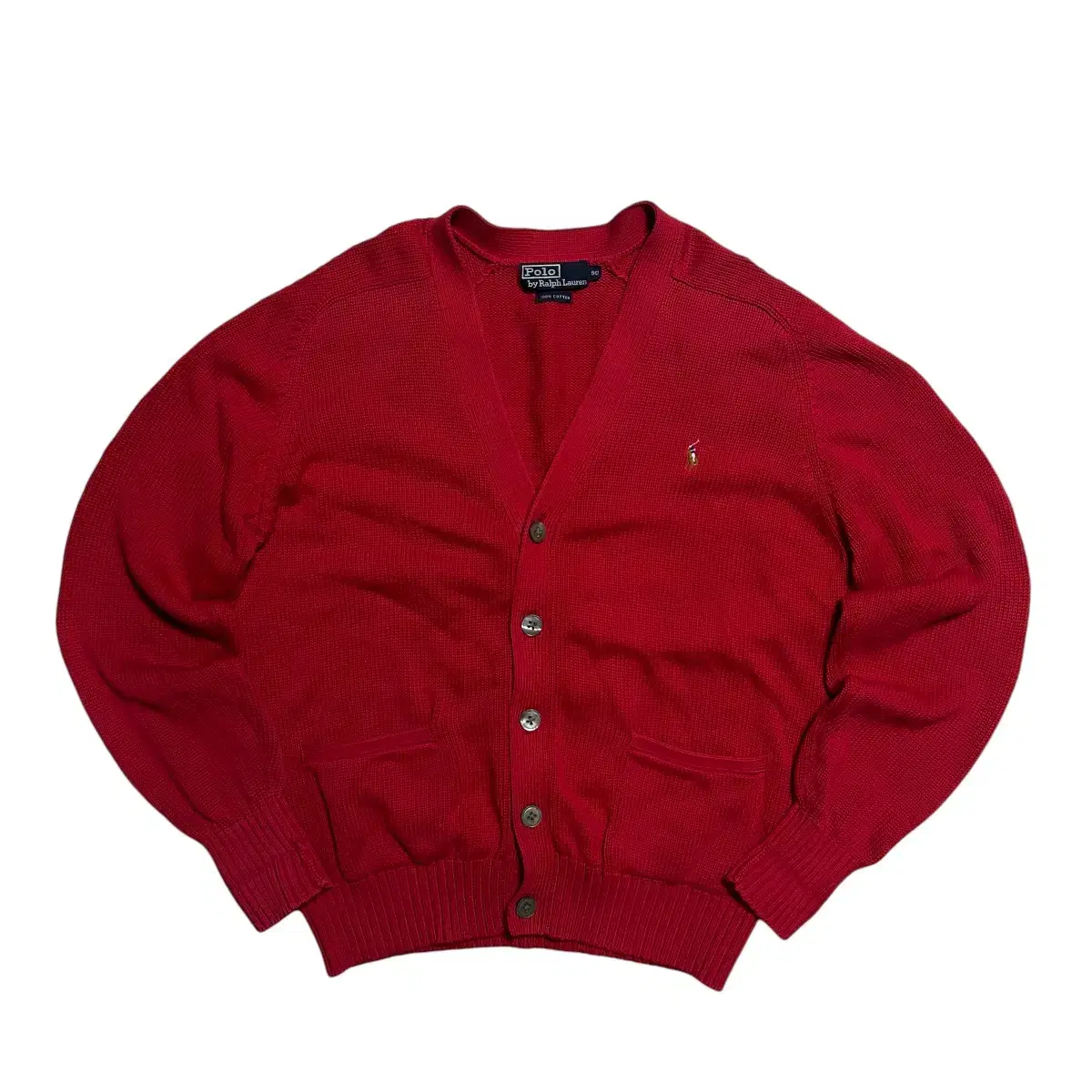 Polo Spherical Overfit Cotton Cardigan (true to size M to L)