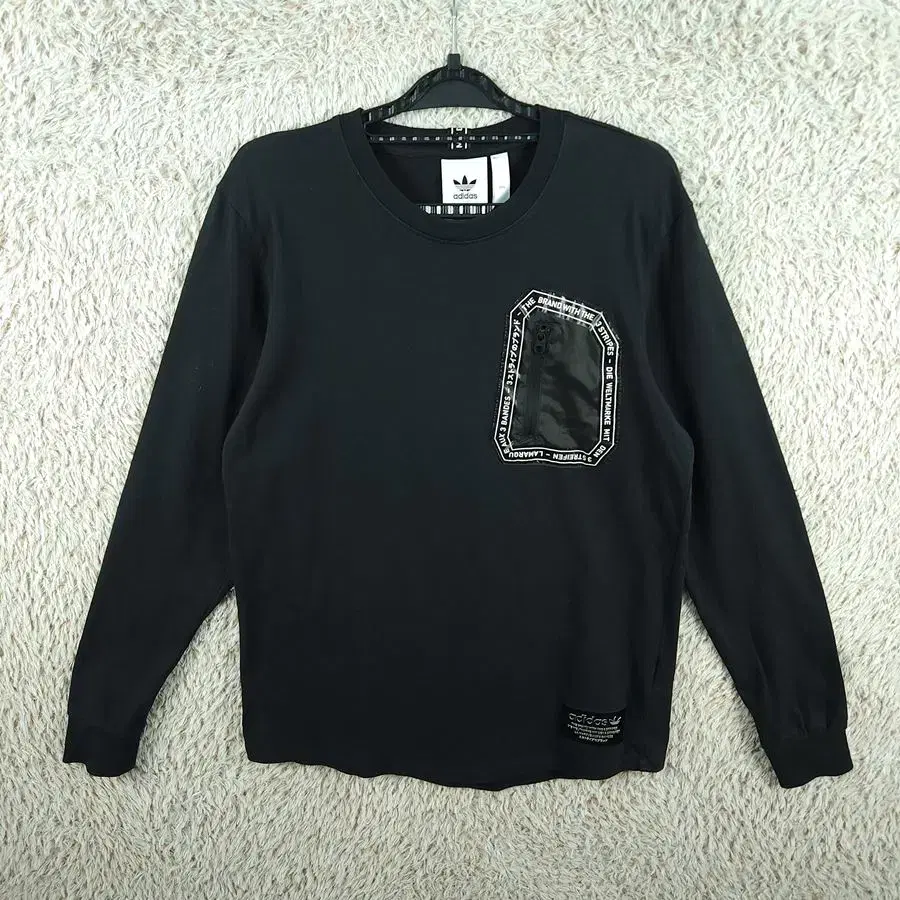 [M95]Adidas Black Round T-Shirt[Y43-170]/VintageFren