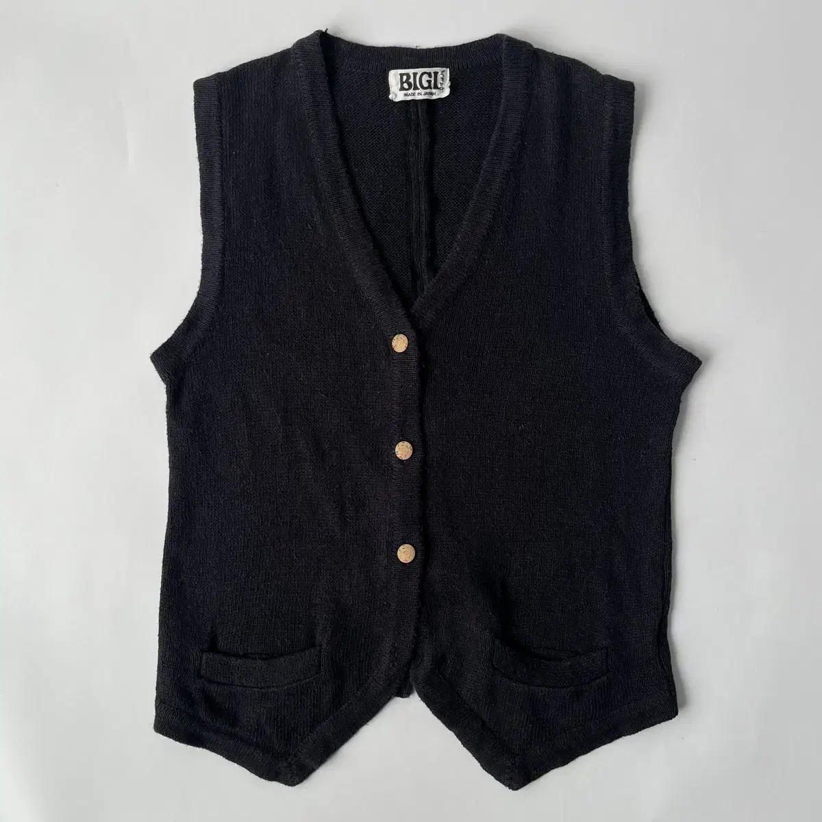 BIGI 90's linen vest 일본제