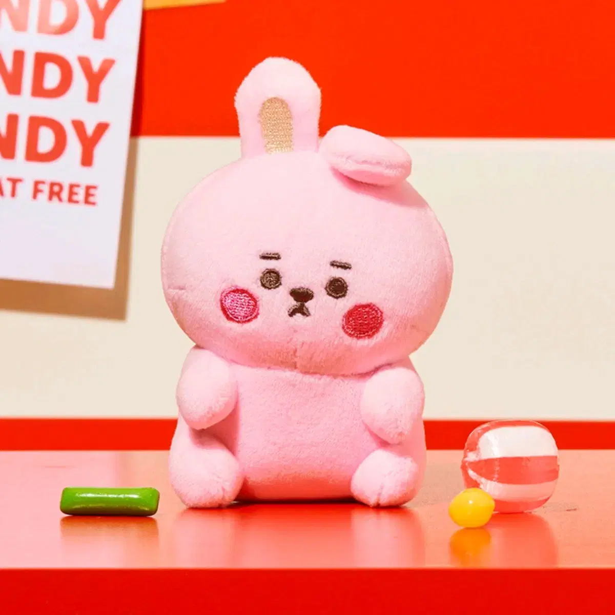 BT21 베이비 쿠키 젤리캔디 미니 인형 Cooky