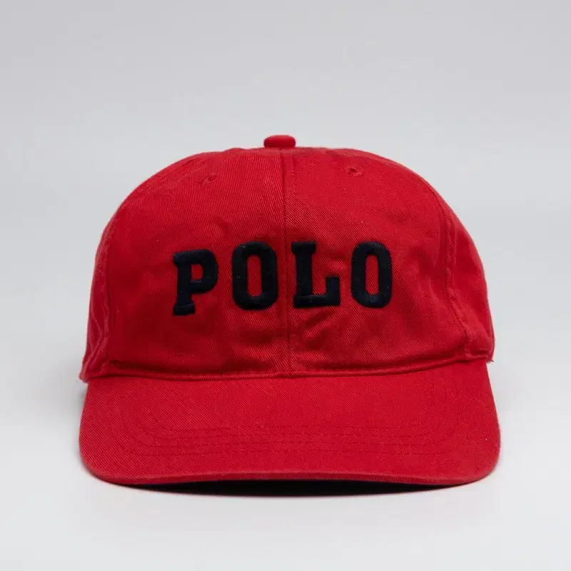 POLO RALPH LAUREN BLACK LOGO RED HAT