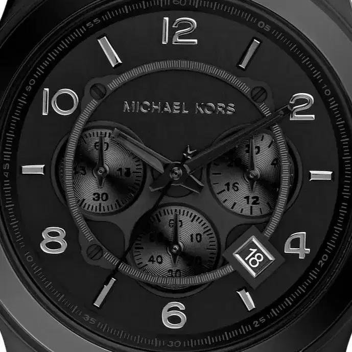 Michael Kors 마이클 코어스 블랙 스틸 시계 새제품 새상품 크로