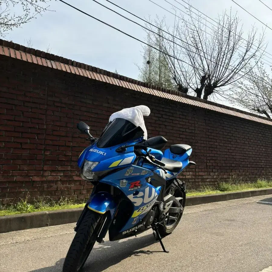 [개인]20년식 스즈키 gsx-r125 21@@@ +세나 모멘텀 헬멧