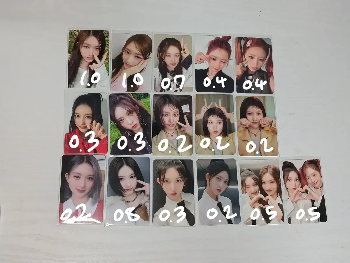 아이브 가을 레이 이서 포카 판매