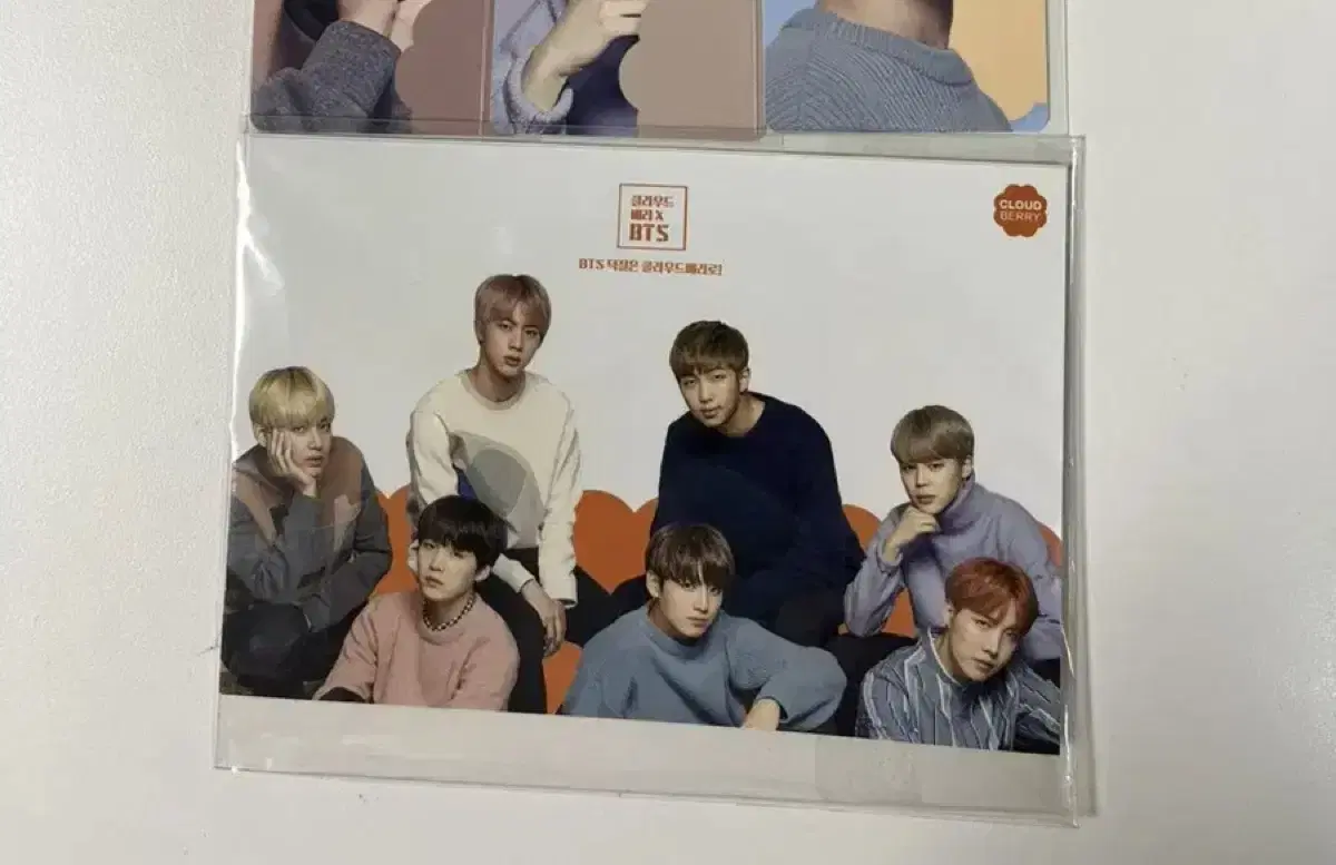 BTS Cloud vari postcard 3 copies bulk wts 1200 copies Limited Rare