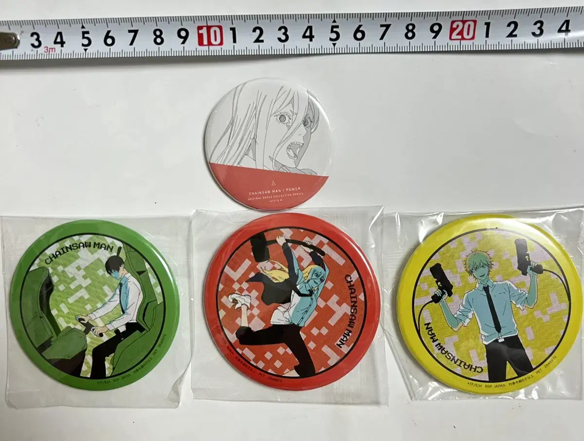 Chainsaw Man Akidenji Power Arcade Collaboration Can Badge (Unsealed) sells