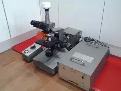 OLYMPUS BH FLUORESCENCE MICROSCOPE. 올림프스