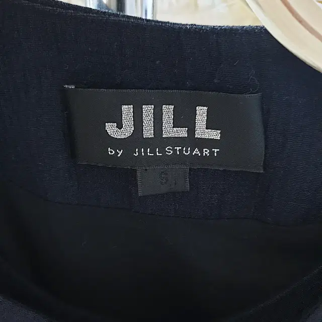 JILL 여성미니원피스 키작녀 은은광택 A라인 S 네이비