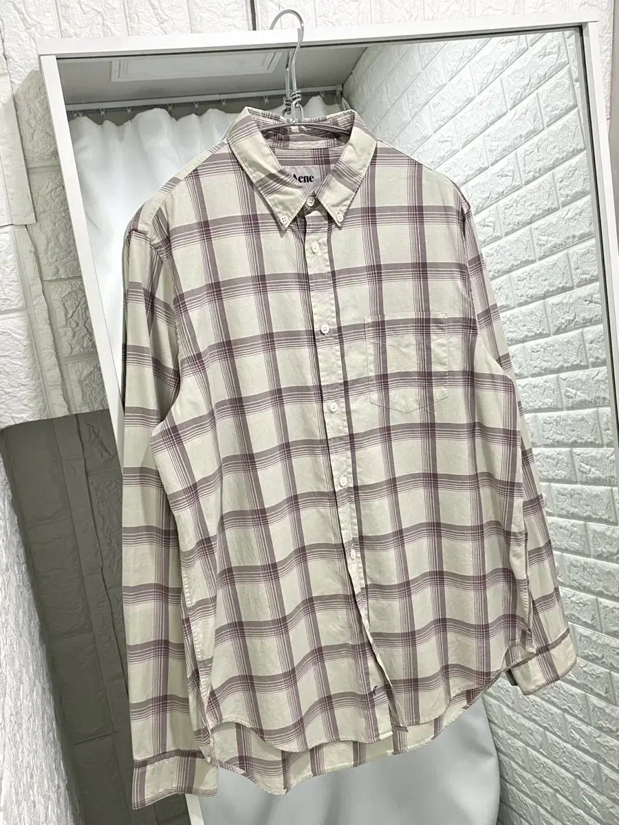 11SS Acne Straight Check Shirt