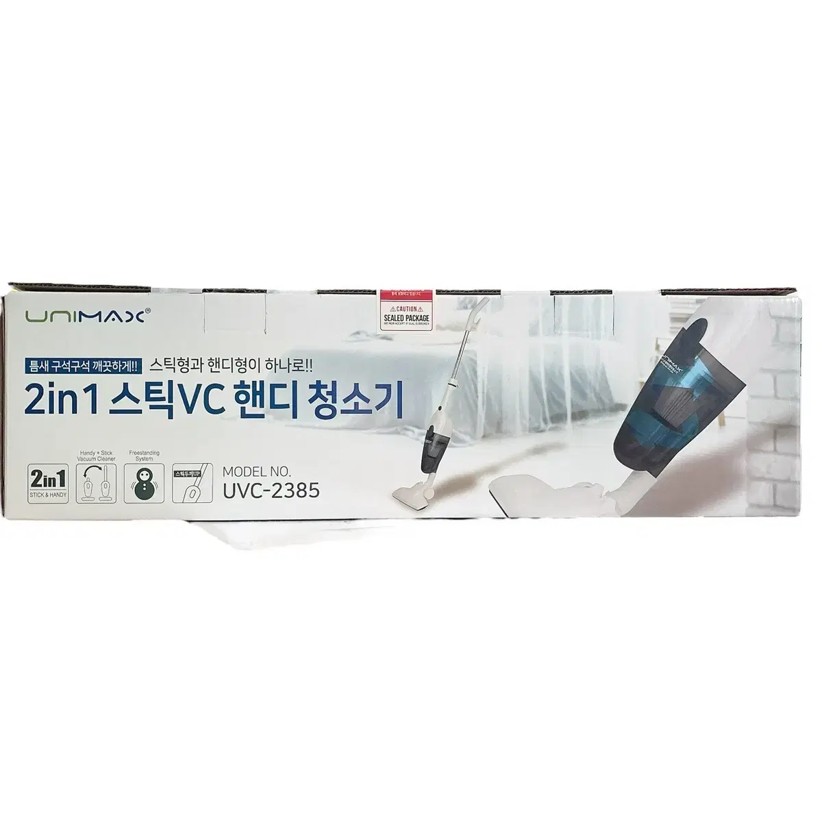 새상품 UVC-2385 유니맥스전기식진공청소기핸디스틱형유선형