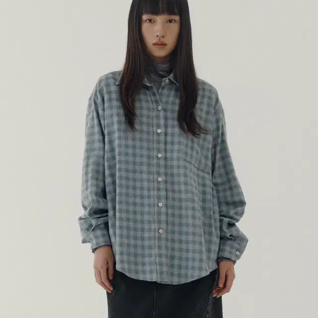 시엔느 baker check shirt