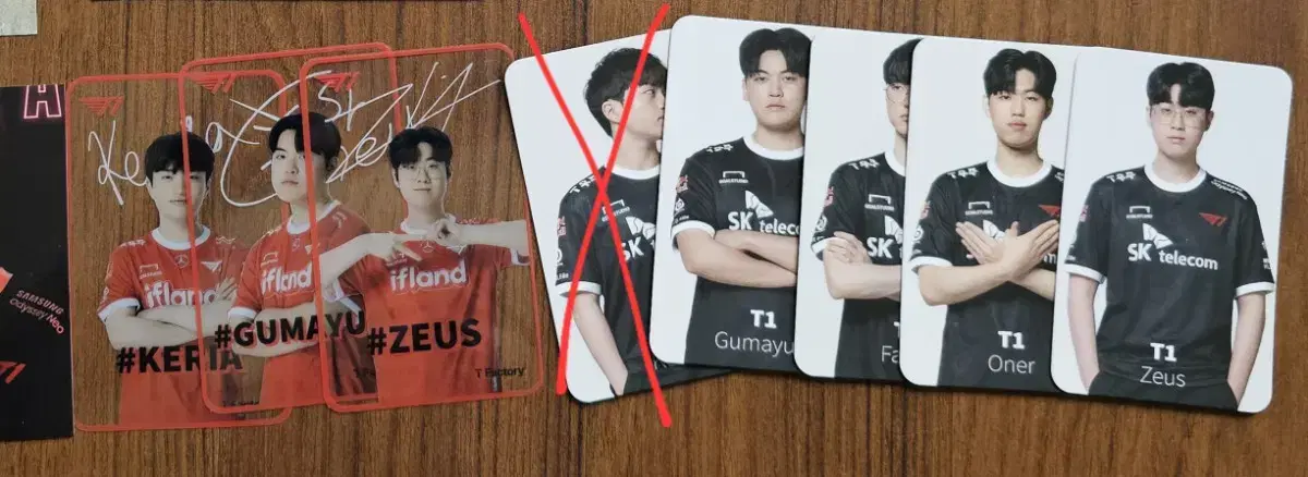 T1 T1 Tea Factory photocard Zeus Owner Fei Kuma Yoo Siah Keria