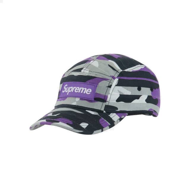 Supreme Layered Camo Camp Cap Purple-23s