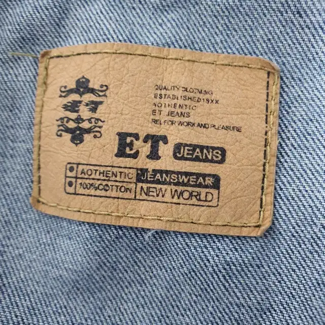 et jeans  이티진 정품 프로랄 꽃자수 포인트 데님자켓 s~m