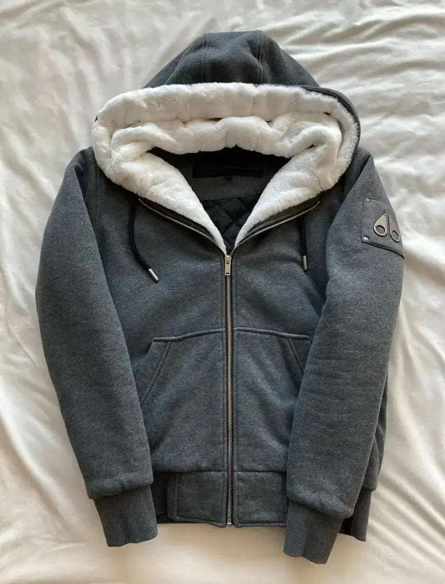 [New S] Moose Knuckles 21FW Bernice Winter Grey Silver