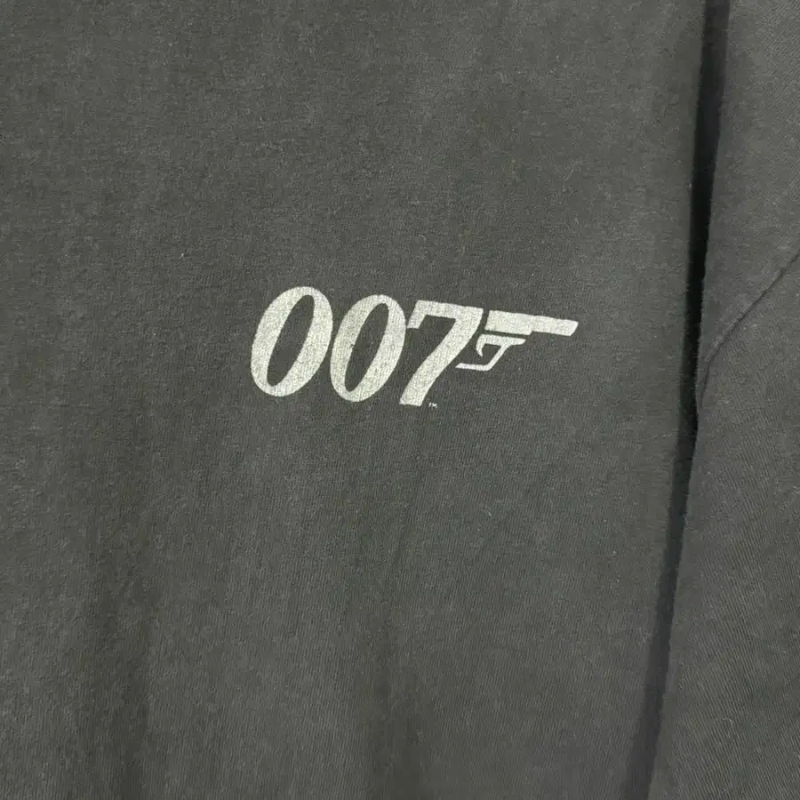 빈티지 90s 제임스본드 007 영화 프로모 티셔츠