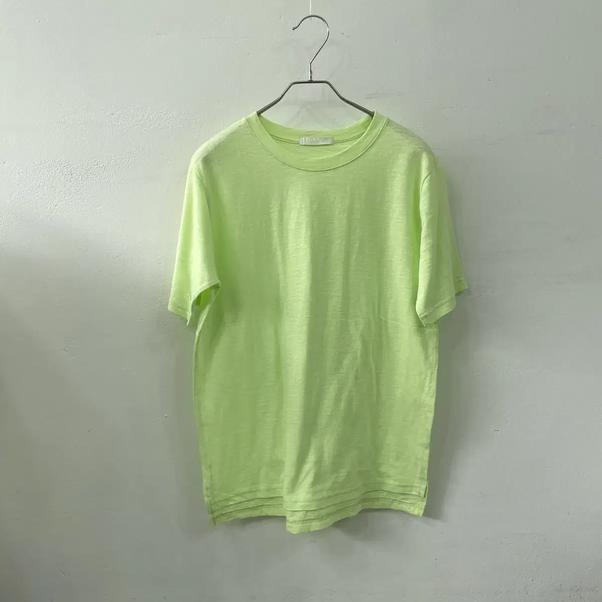 Uniform Price New Arrivals Loose Fit Slub Lime Vahn Tee