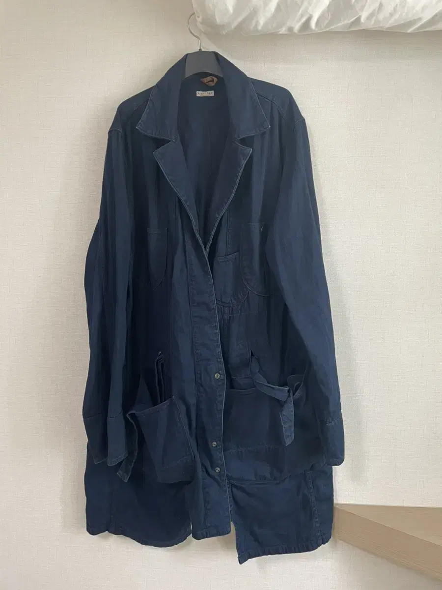 Capital Indigo Denim Robe Half Jacket