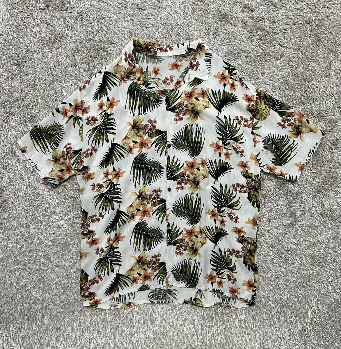 [XXL] VTG Vintage Men's Hawaiian Short Sleeve Shirt Summer Shirt